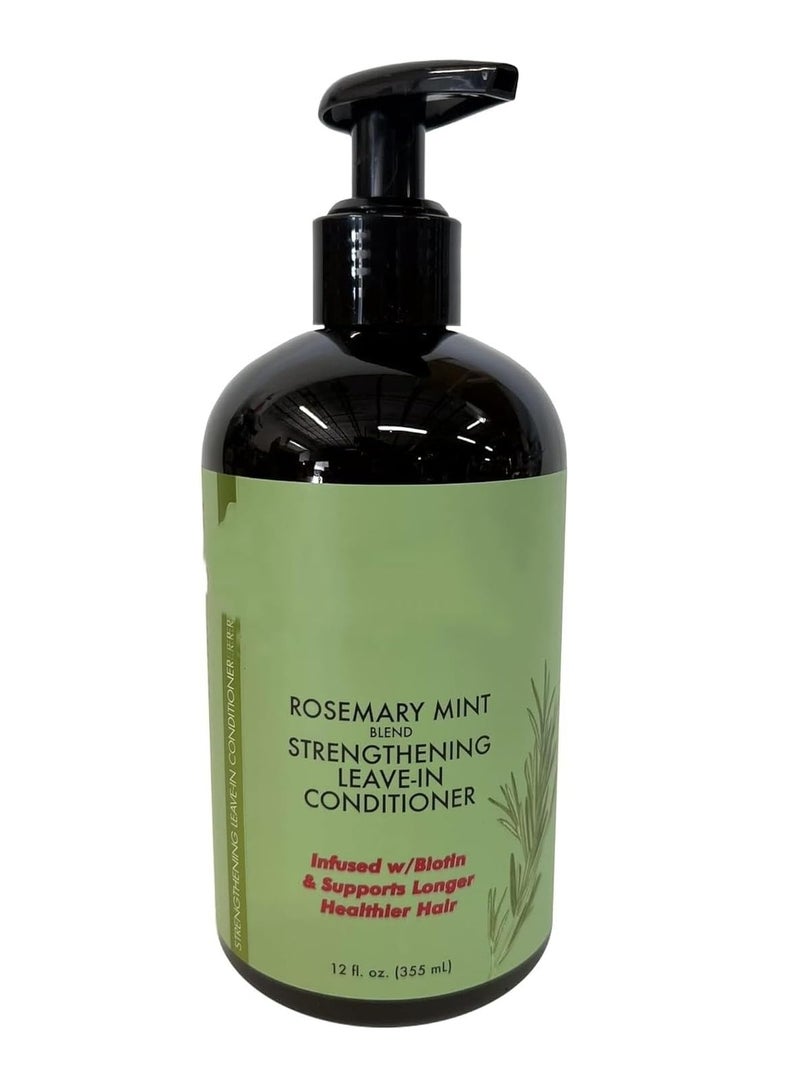 DubaiGallery Rosemary Mint Blend Strengthening Shampoo Leave In Conditioner And Hair Masque 4Pcs Set - Image 3