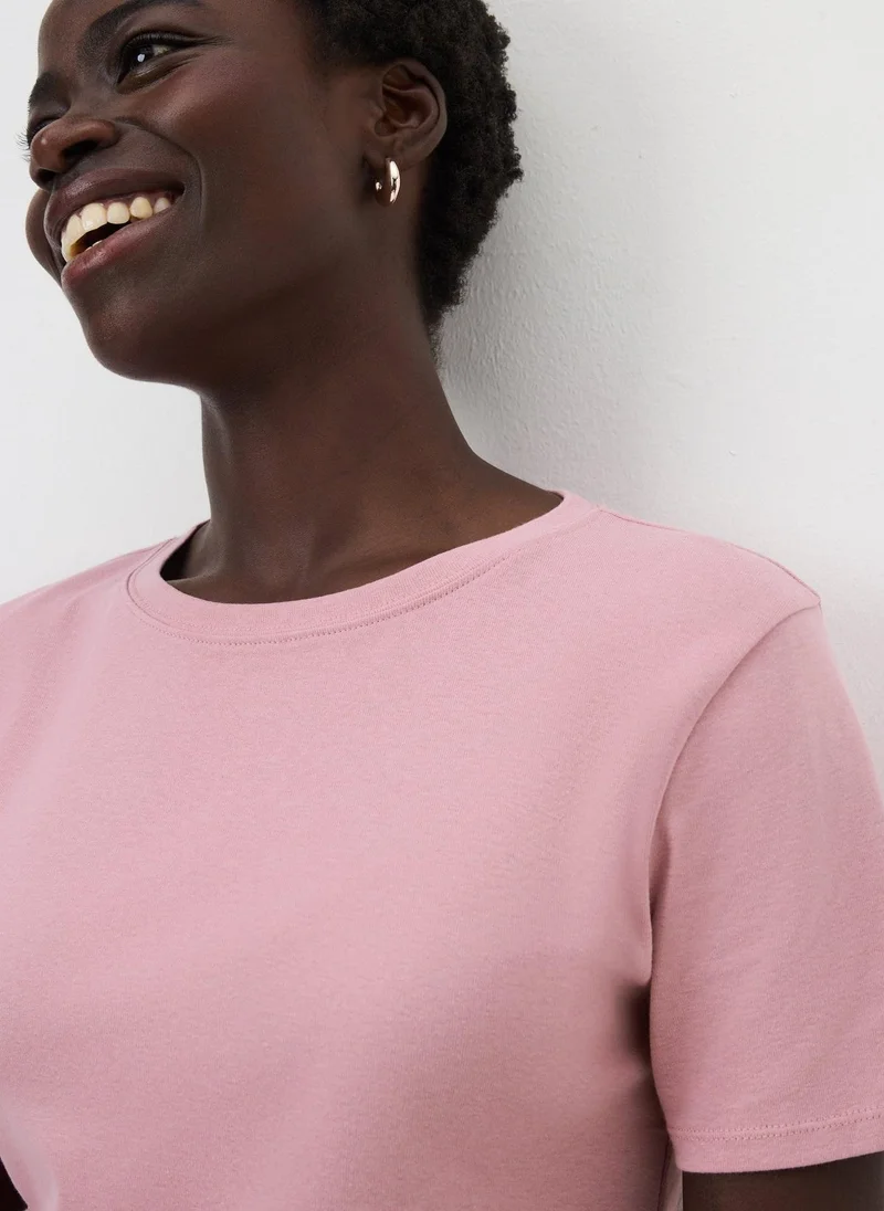 Matalan Warm Pink Fitted T-Shirt