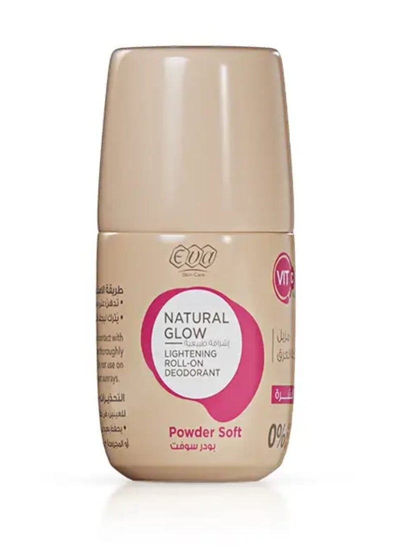 Eva Skin Care Skin Whitening Roll-On Deodorant - Powder Soft 60 gm  - Image 2