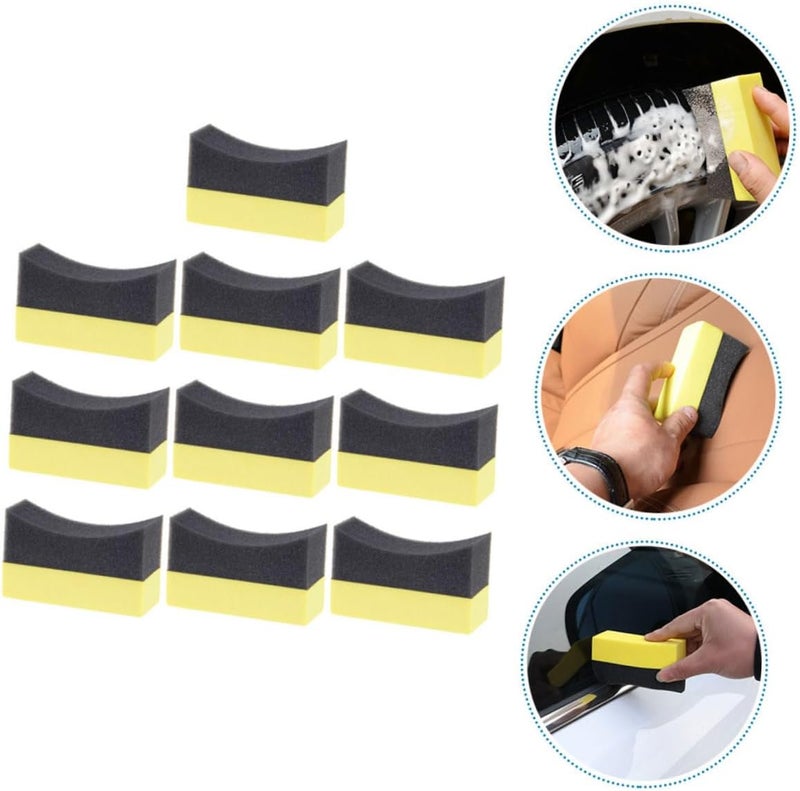 20pcs Tire Dressing Applicator Pads for Car Interior Cleaning Wax Polishing Sponge for Tire Shine and Detailing Versatile Cleaning Tool for Home and Automotive Use - Image 3