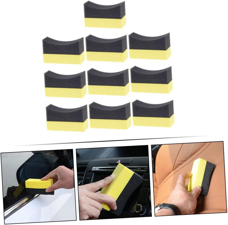 20pcs Tire Dressing Applicator Pads for Car Interior Cleaning Wax Polishing Sponge for Tire Shine and Detailing Versatile Cleaning Tool for Home and Automotive Use - Image 4
