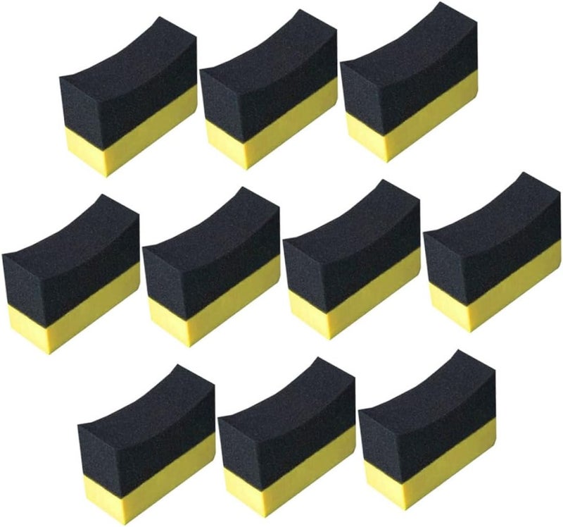 20pcs Tire Dressing Applicator Pads for Car Interior Cleaning Wax Polishing Sponge for Tire Shine and Detailing Versatile Cleaning Tool for Home and Automotive Use - Image 1