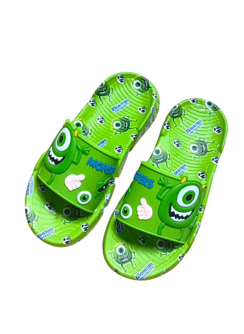 Generic Slippers Colorful and Vibrant Design with Soft Sole - for kids - Size 34-35 