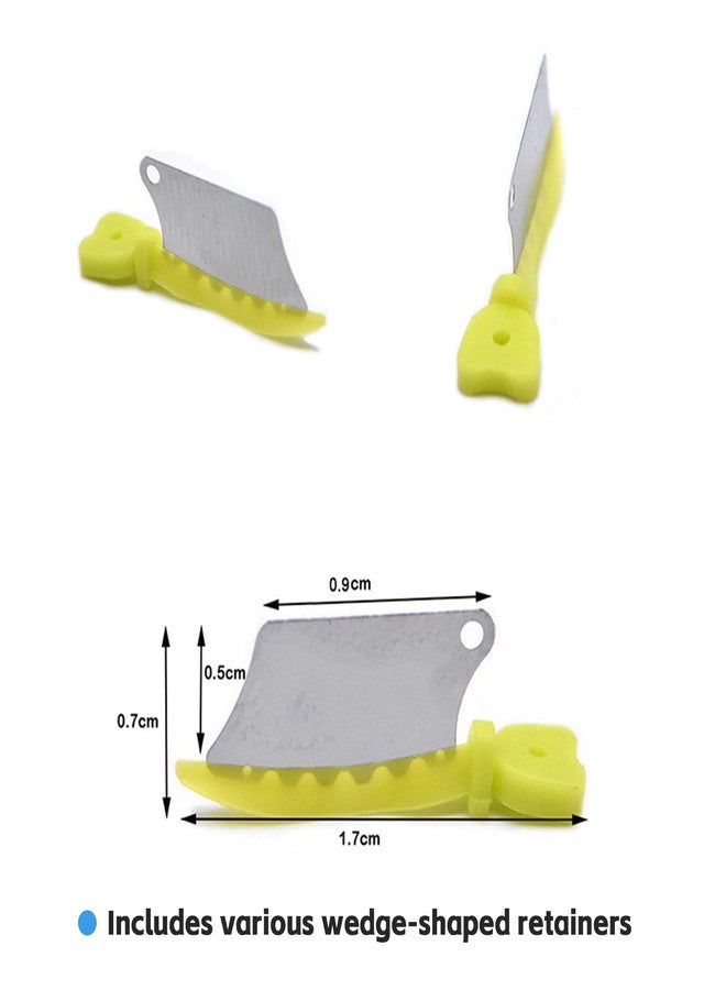Ceonam 50 Pack Dental Sectional Matrix Wedges - Teeth Restoration Contouring Wedges and Metal Matrices for Molar and Premolar Procedures, Orthodontic Tools Kit - Image 2