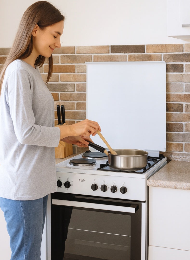 Venus موقد ستانلس ستيل 60x60 سم | 2 شعلات غاز + 2 لوحات كهربائية | فرن وشواية كهربائية | إشعال تلقائي | صنع في تركيا | دعم أواني متين – نموذج VC6622ESD - Image 5