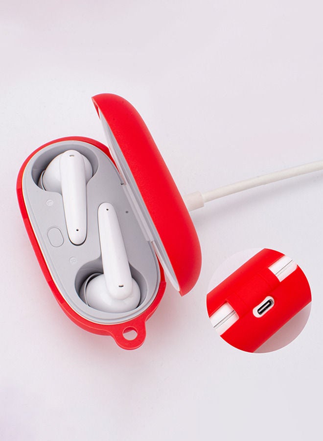 Protective Silicone Case Cover for HUAWEI Freebuds SE In-Ear Earphones Red - Image 2