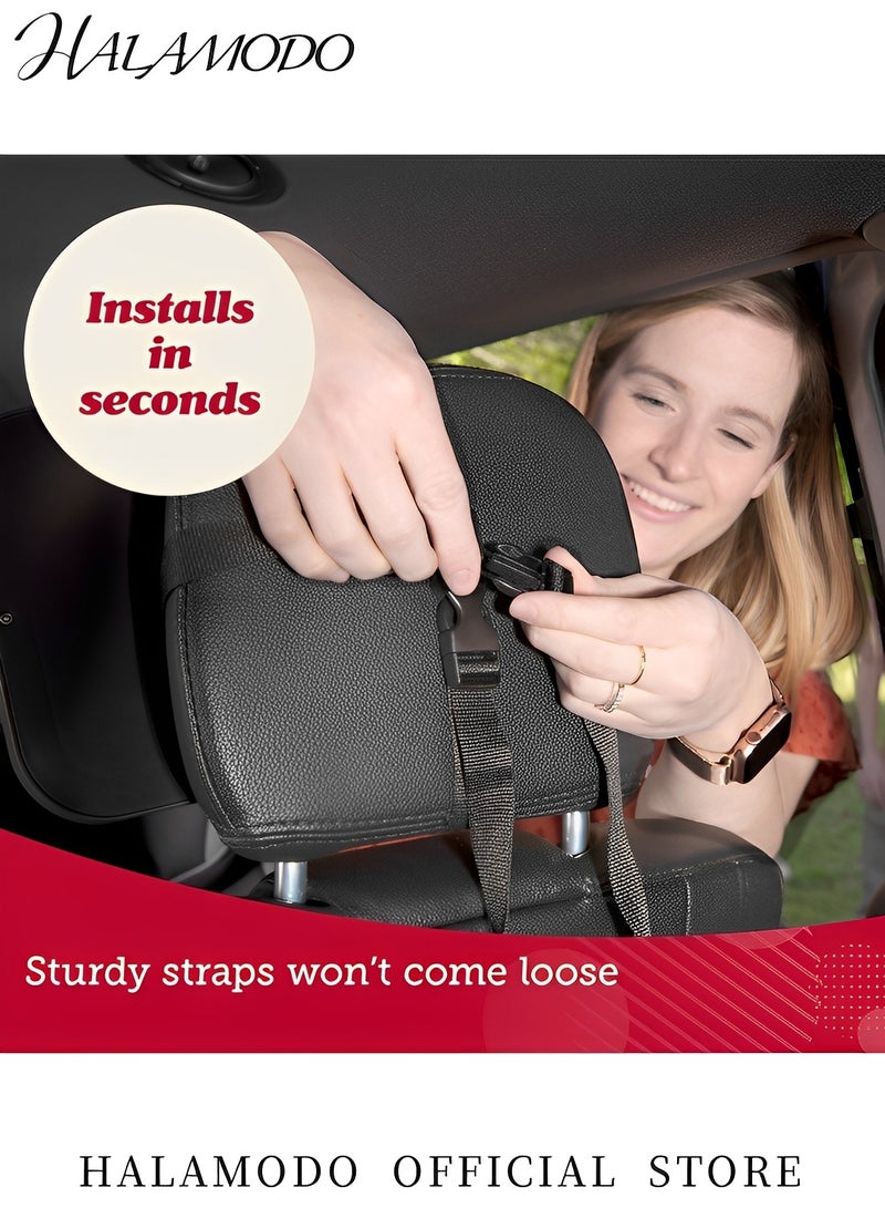 HALAMODO Baby Car Mirror Seat Observation Mirror Carseats Convex Rearview Mirror Car Safety Mirror Back Seat Mirror 360° Adjustable Front Mirror Car Accessories Universal for Most Sedan & SUV & Van - Image 4