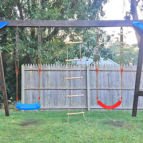WAREMAID Hammock Chair Hanging Kit Swing Spring Hardware, Heavy Duty Suspension Swivel Hanger Hook for Hanging Chair, Rocking Seat, Porch Swing, Garden, 550 LB - Image 4