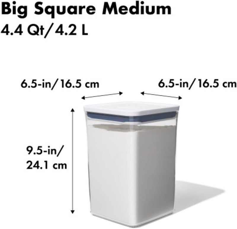 OXO Good Grips Pop Container, 4.2 Litres (Pack of 2) - Image 2