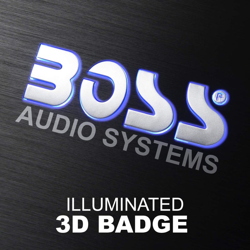 BOSS AUDIO SYSTEMS مضخم صوت السيارة BOSS Audio Systems R1100MK أحادي القناة ومجموعة أسلاك 8 قياس - 1100 إخراج عالي، مدخلات مستوى عالي ومنخفض، تقاطع تمرير منخفض - Image 4