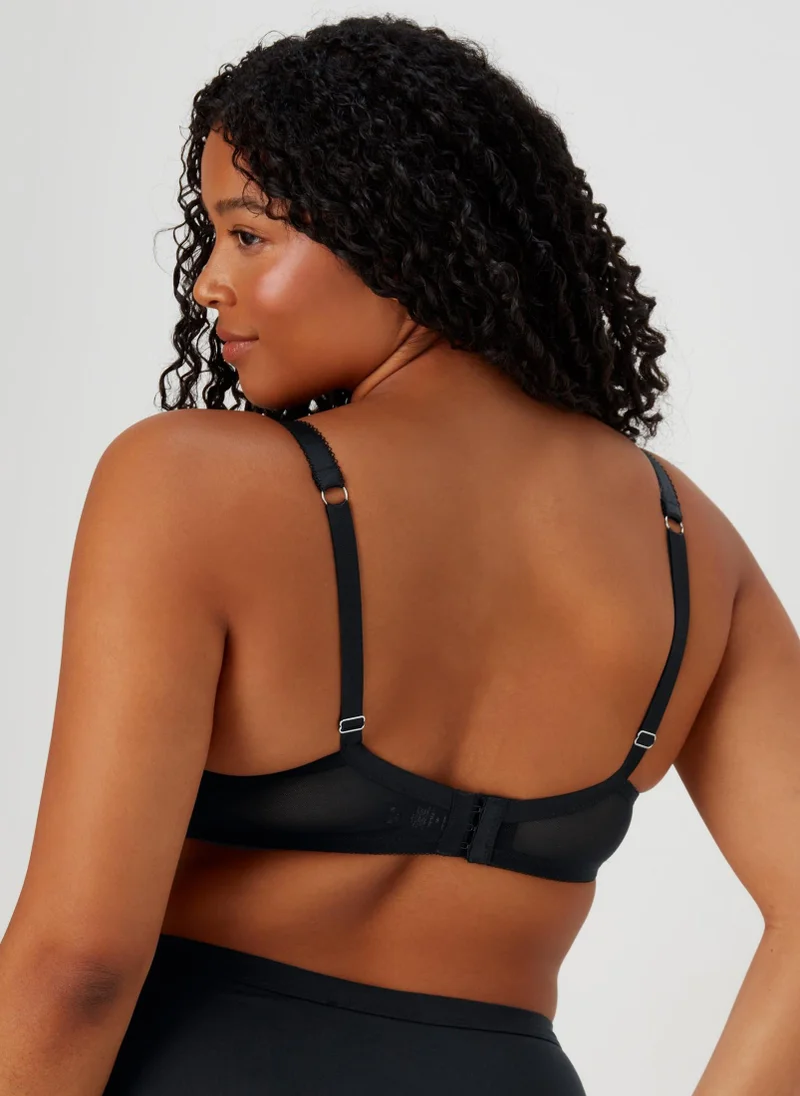 Matalan DD+ Black Lace Padded Bra