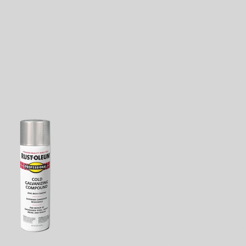 RUST-OLEUM 20 oz Rust-Oleum 7585838 Cold Gray Professional Galvanizing Compound Spray - Image 1