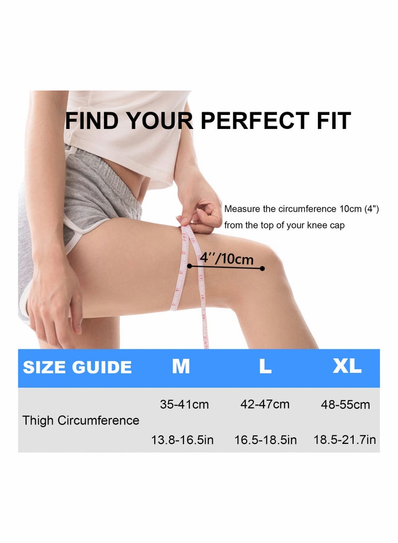 Zikra Knee Braces for Knee Pain 2 pack, Knee Brace, Knee Compression Sleeve Support for Women & Men, Running, Gym, Hiking (XL) - Image 2