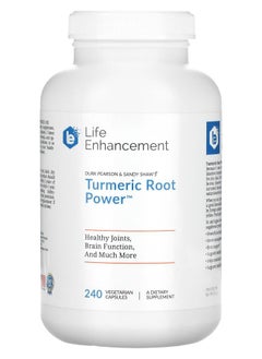 Life Enhancement Turmeric Root Power 240 Vegetarian Capsules 