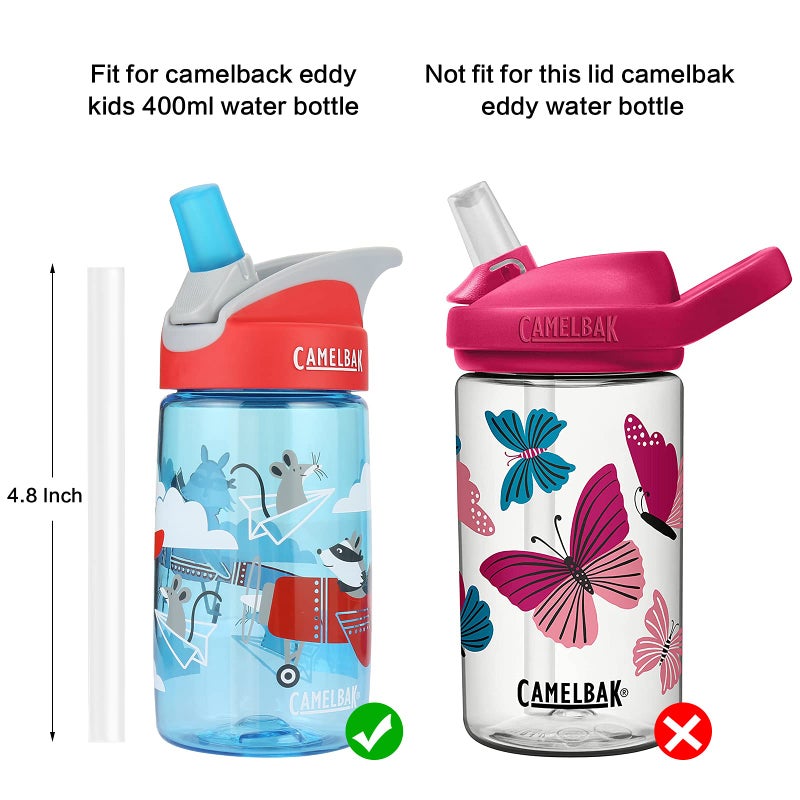 CampTek Replacement Straws for CamelBak eddy Kids 12oz Water Bottle,Accessories Set Include 5 BPA-FREE Straws and 1 Cleaning Brush - Image 4