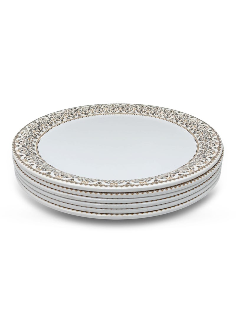 Superware Superware | Pure Melamine | Small Plate Set – Manila Gold 7.5” (6 nos.) | Stain Free, Glazed Finish  - Image 3