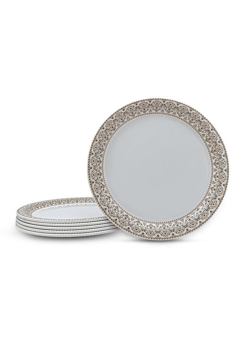 Superware Superware | Pure Melamine | Small Plate Set – Manila Gold 7.5” (6 nos.) | Stain Free, Glazed Finish  - Image 4