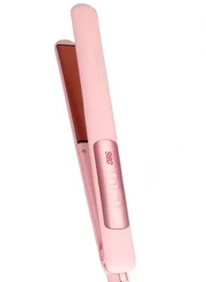 مكواة فرد الشعر الاحترافية BA-307، بتقنية اللوحة المغطاة بالزيوت المغذية وتأثير الكيراتين، شاشة رقمية لعرض درجة الحرارة، تسخين سريع، خفيفة الوزن وسهلة الاستخدام، تصميم احترافي مثالي للاستخدام في المنزل أو الصالون - Image 1