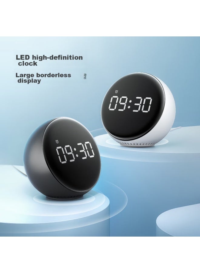 Small Xiaodu Smart Alarm Clock Speaker Pro, Large Digital Display, Creative Bedside Alarm With Voice Interaction And Remote Control For Home Appliances, Children's Early Education Machine And Storytelling Device, Gift For Chinese New Year - Image 2