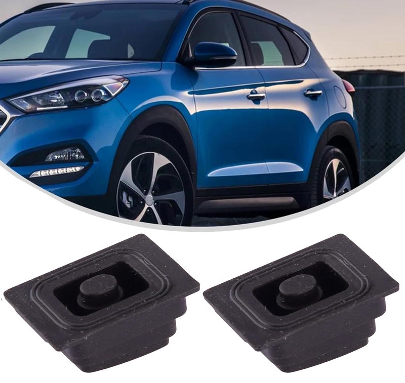 VOGOOPOI 2Pcs Black Car Exterior Door Handle Buckle Induction Button Fit for Hyundai Tucson 20152020 Car Accessory Buttons Exterior Door Handles 2