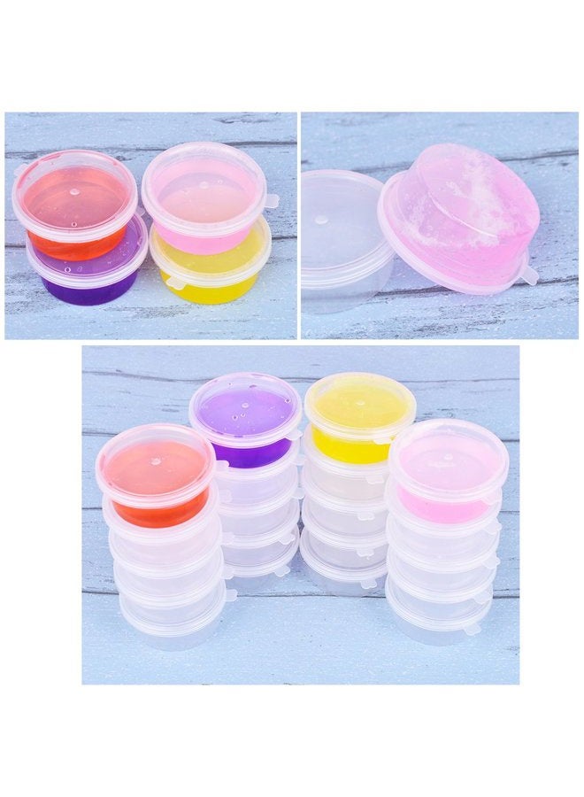 GWHOLE 20 Pack of 4.5oz Slime Containers with Lid Floam Beads Storage Container for Slime Supplies - Image 5