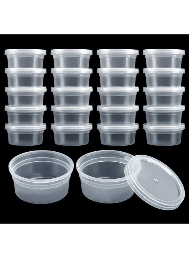 GWHOLE 20 Pack of 4.5oz Slime Containers with Lid Floam Beads Storage Container for Slime Supplies - Image 1