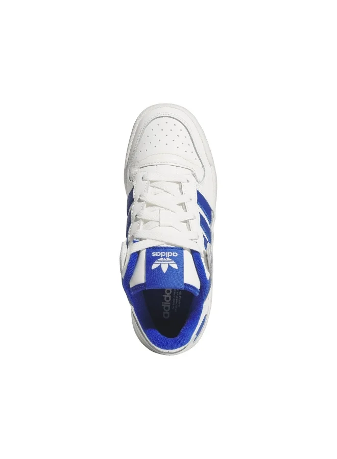 adidas فورم لو CL جيه أبيض سنيكرز للأولاد والبنات 6.5