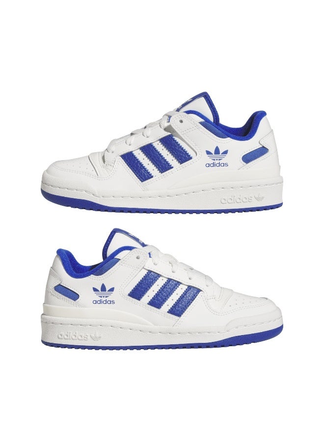 Adidas Adidas FORUM LOW CL J White CASUAL Trainers FOR JUNIOR BOYS AND GIRLS 6.5  - Image 3