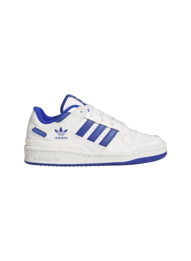 adidas فورم لو CL جيه أبيض سنيكرز للأولاد والبنات 6.5