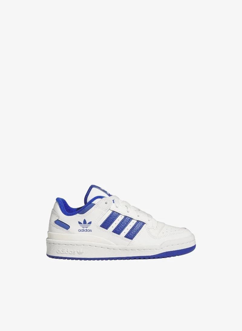 adidas حذاء كرة سلة فوروم لو سي جي يو أبيض للأطفال