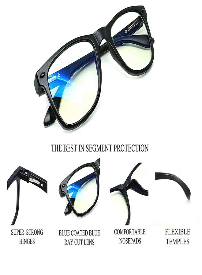 Optify® Premium Blue Cut Power Navigator Spectacles with Anti-glare for Eye Protection from UV by Computer Tablet Laptop Mobile (Unisex)(+1.75) - Image 4