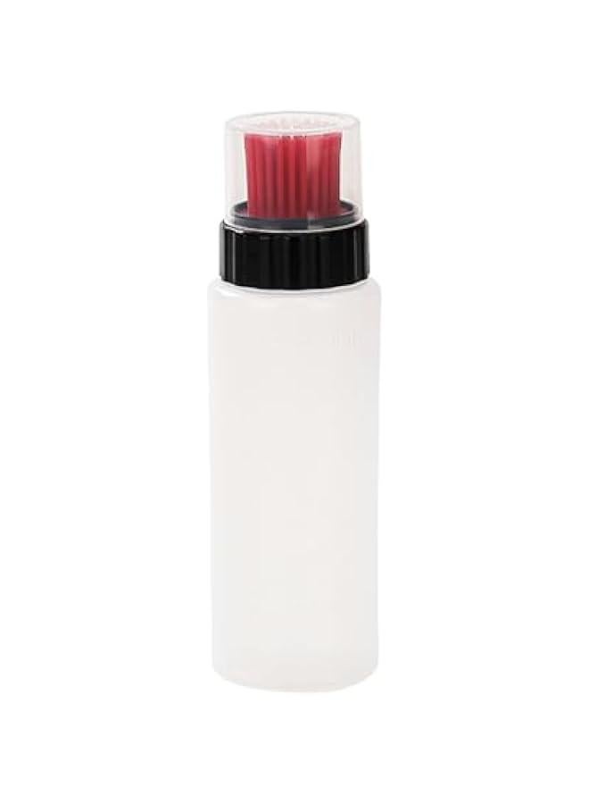 Transparent Oil Bottle with Flexible Bristle Design  Scale, Food Grade BPA Container for Kitchen Supplies, Multipurpose Gadget Tool with Sauce Brush. - Image 1