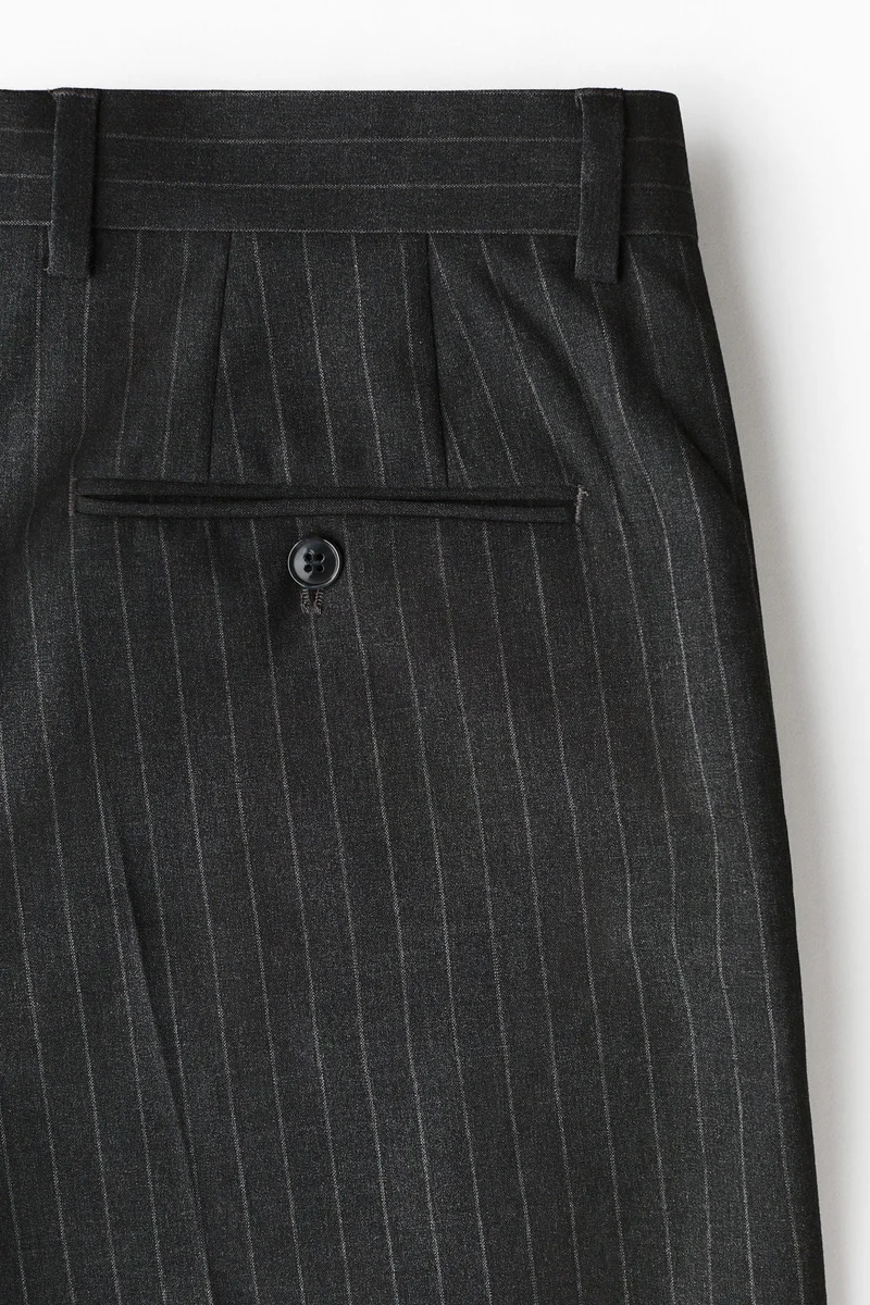 H&M  Relaxed Fit Suit trousers for Men | Best Price UAE