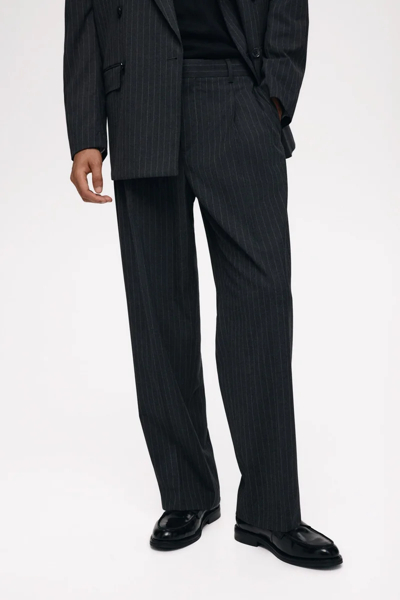 H&M  Relaxed Fit Suit trousers for Men | Best Price UAE