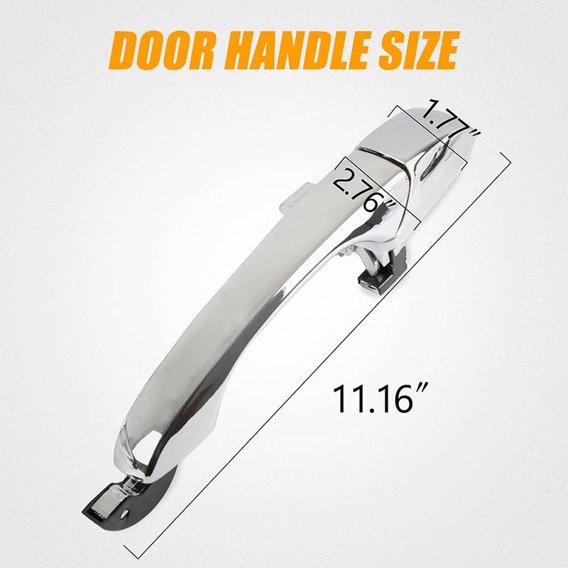 RANSOTO 4PCS Exterior Door Handle Set for Chrysler 300, Dodge Magnum, and Charger - Image 4