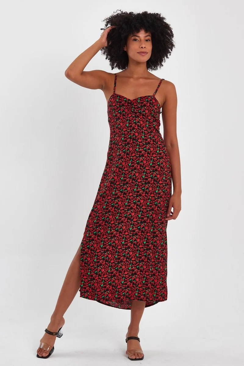 الكسندر جاردي Floral Print Midi Dress