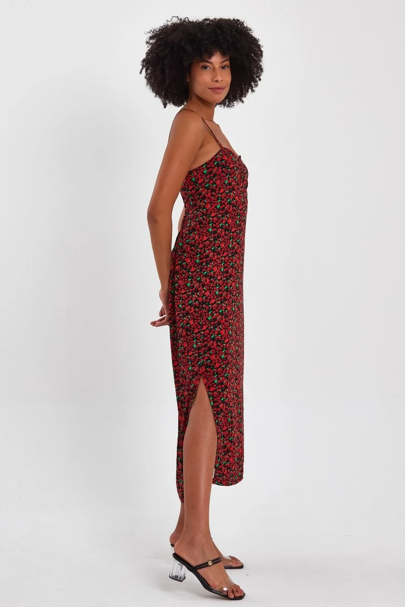 الكسندر جاردي Floral Print Midi Dress