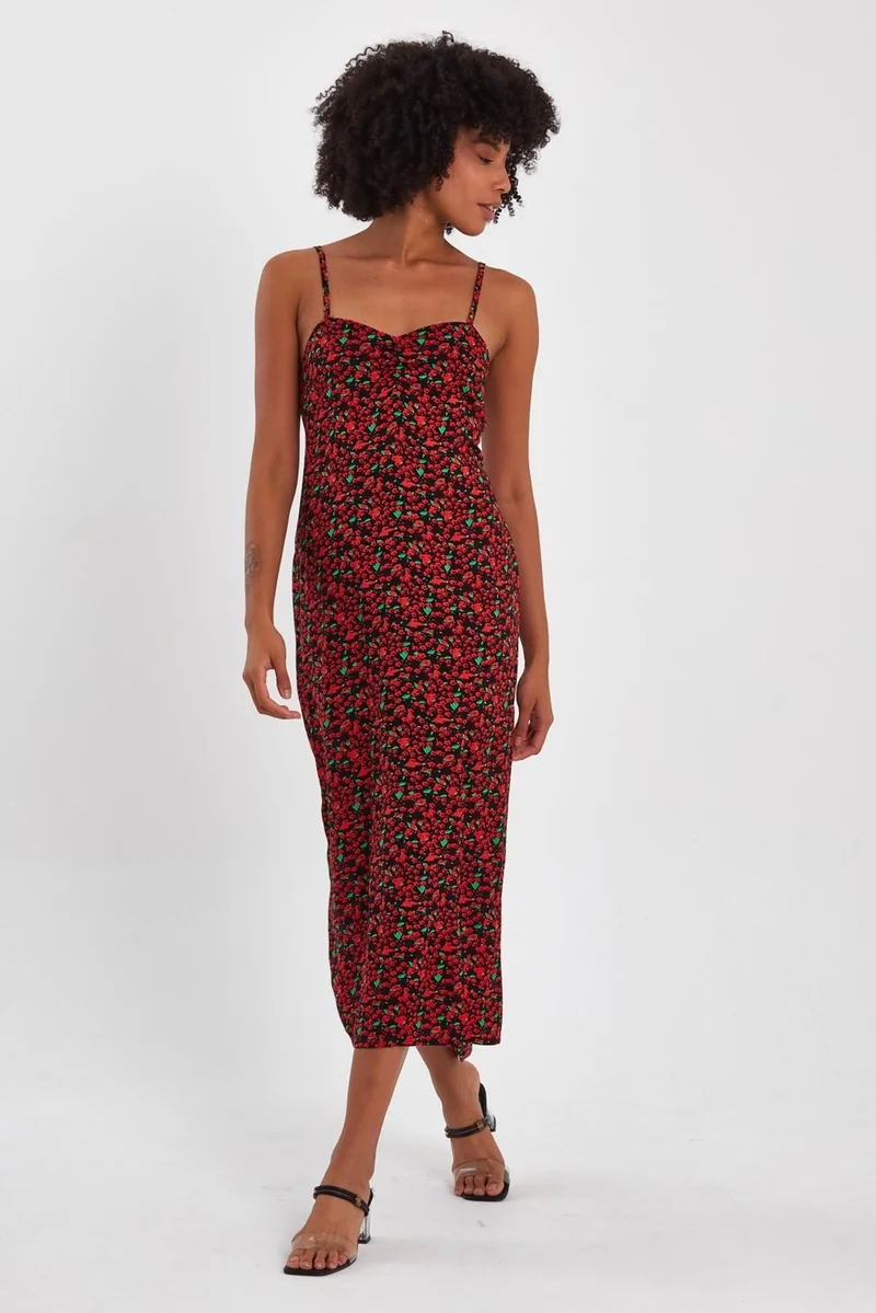 الكسندر جاردي Floral Print Midi Dress