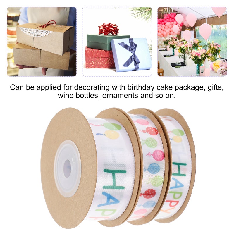 📦 شريط عيد ميلاد متعدد الاستخدامات من البوليستر المتين للتزيين والتغليف - Image 1
