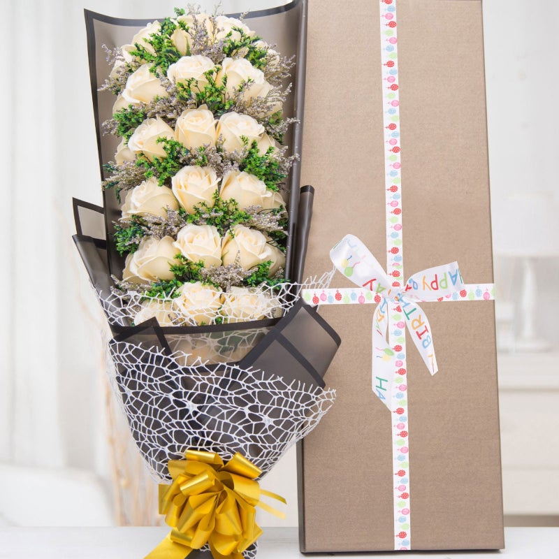 📦 شريط عيد ميلاد متعدد الاستخدامات من البوليستر المتين للتزيين والتغليف - Image 3