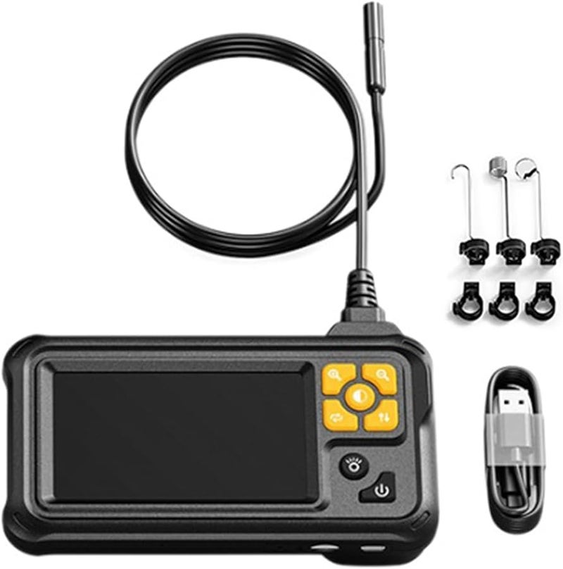 1m Handheld Borescope with 4 3inch LCD Display and 8 LED for Automotive Repair Pipe Inspection - Image 1