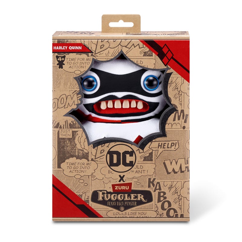 Fuggler x DC by ZURU Funny Ugly Monster, Plush, Collectible, Toy (Harley Quinn) - Image 2