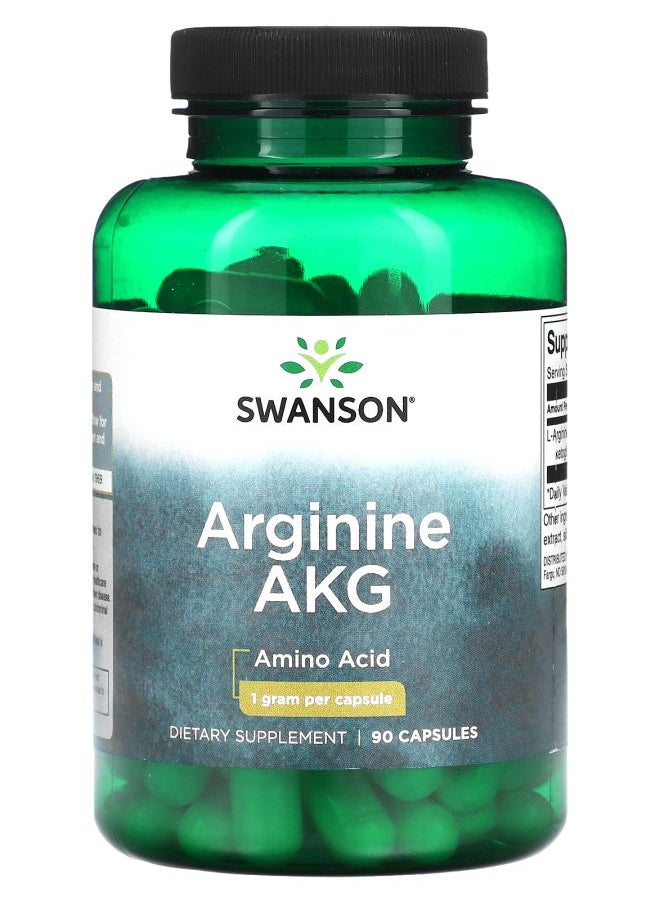 SWANSON - Arginine AKG 1 g 90 Capsules - Image 1