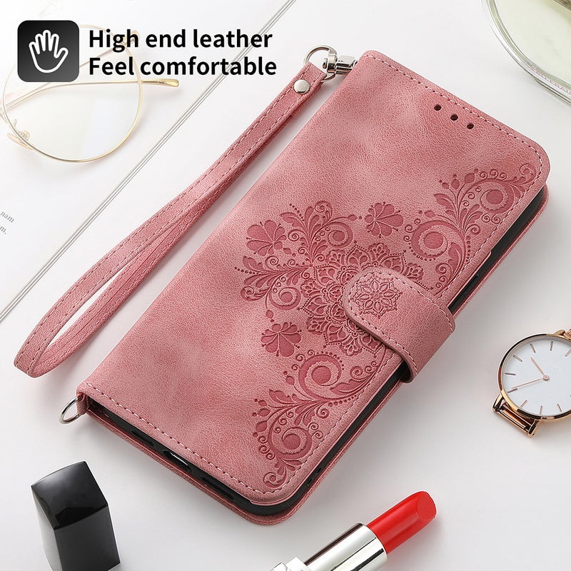 غطاء هاتف بملمس جلد لـ iPhone 14 / 14 Plus / 14 Pro / 14 Pro Max مع مغناطيس قوي وحامل قائم مع مقاوم للصدمات مع حماية من السقوط باللون بنفسجي مغناطيسي بوظيفة حامل للاستخدام اليومي - Image 5