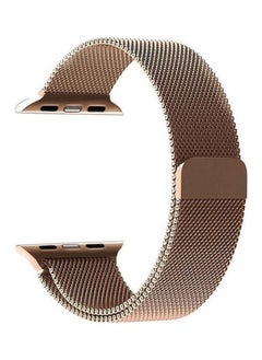 Milanese Loop Watch Band For  Series 5/6/7 38/40/41 Apple Watch, Stainless Steel Iwatch Replacement Strap - Gold
