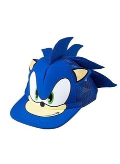 Generic Sonic Inspired Hat，Blue Hat with Clear Printed Baseball Cap, Mesh Style for Breathability and Comfort, Sun Shading and Sun Protection  - Image 2