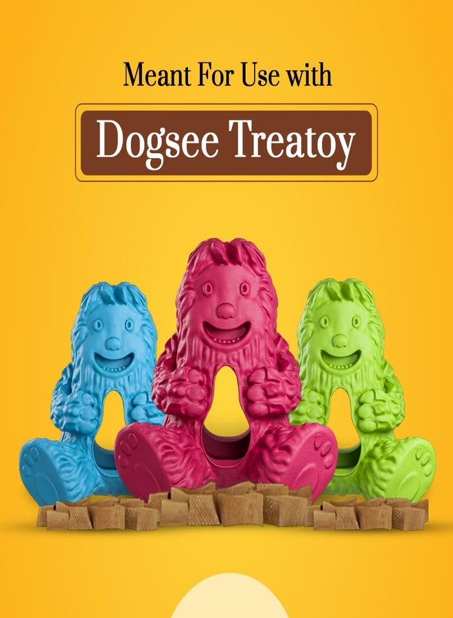 Dogsee عبوة إعادة تعبئة ألعاب Dogsee Treatoy Yeti، 9.8 أونصة (20 قطعة) | قطع مضغ أسنان من جبن الياك الهيمالايا | خالية من المكونات الاصطناعية | مكافآت سهلة الهضم للكلاب - Image 5