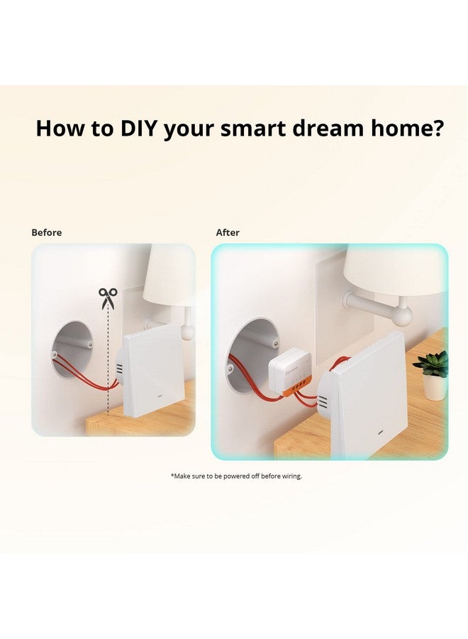 SONOFF ZBMINIL2 Extreme Zigbee Smart Light Switch (2 Way), Compatible with Alexa, SmartThings Hub, Google Home&SONOFF ZBBridge-P, ZigBee Hub Required, No Neutral Required 4-Pack - Image 3