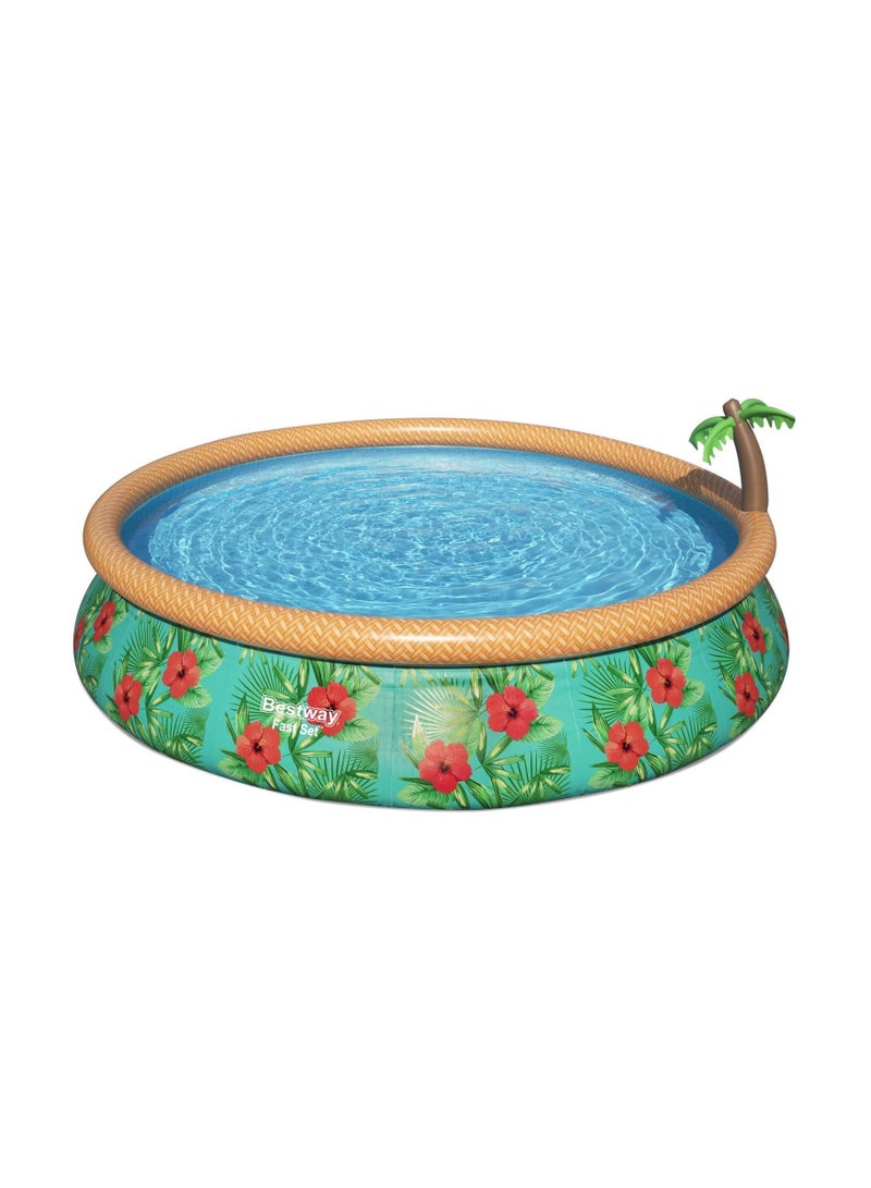 Bestway Fast Set Paradise Palm Pool Set (457 x 84 cm) 57416 - Image 1