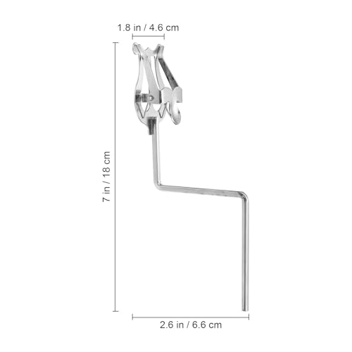 Vaguelly Alto Saxophone Lyre Sheet Music Holder- 18CM, Sax Marching Lyre Clamp- on Vertical Music Sheet Clip - Image 2